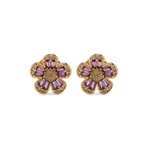 Kate Spade Brass Stud Серьги Женские Розовый