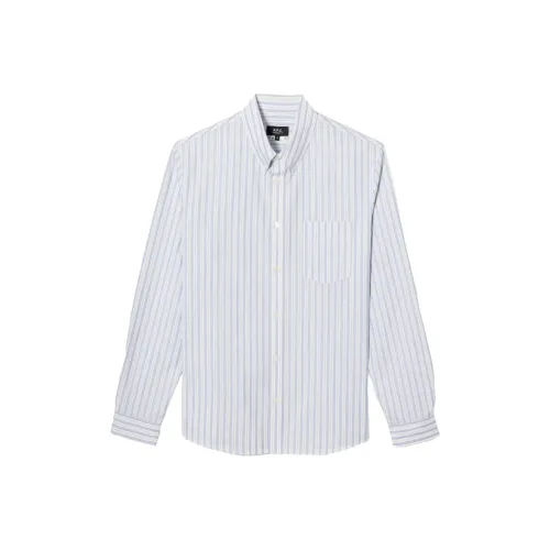 A.P.C. Joint Paragraph Белая Мужская Рубашка