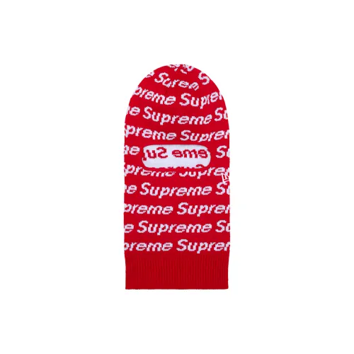 Supreme x New Era Акриловые Шапки и Кепки Унисекс Красный