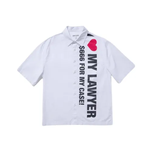 Jaded London SS24 Lawyer Рубашка Fantasy Store Коллекция Рубашка Мужская Белый Белый