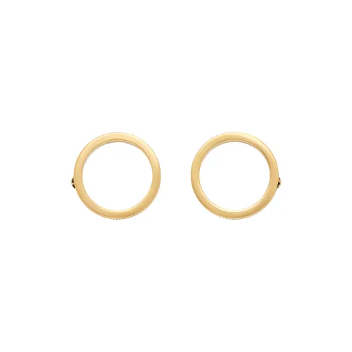 Maison Margiela Brass Stud Серьги Мужской Золотой