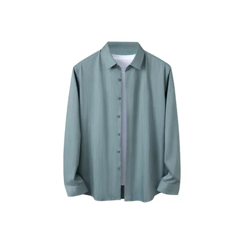 EDENBO FW23 EDENBO Рубашка Мужская Светло-Синяя