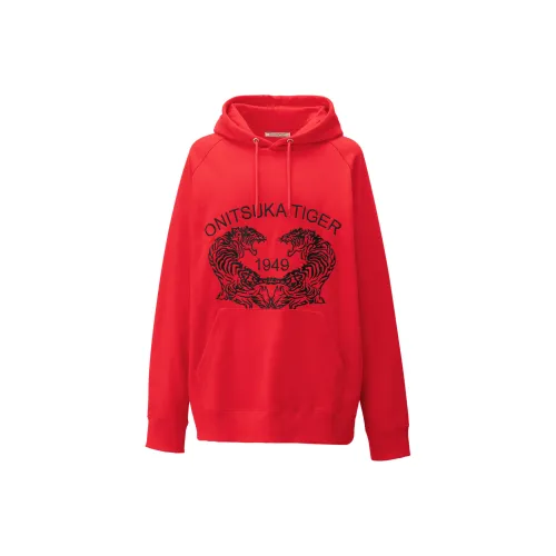 Onitsuka Tiger SWEAT Толстовка Свитшот Унисекс Красный