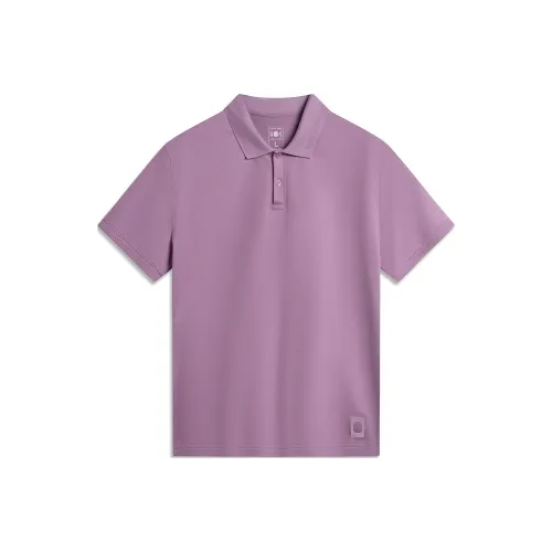 LINING Sports Life Collection Поло Мужское Кристально-фиолетовое