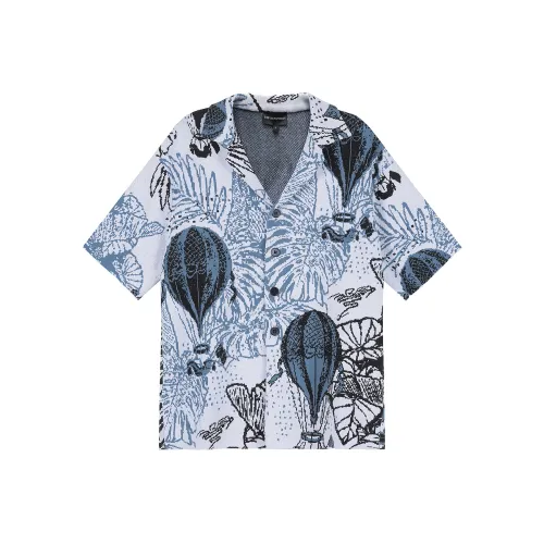 EMPORIO ARMANI FW23 Рубашка Мужская Многоцветная