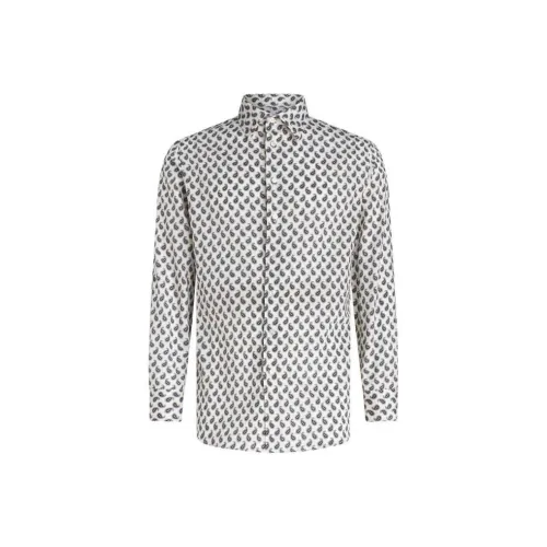ETRO Белые Мужские Рубашки
