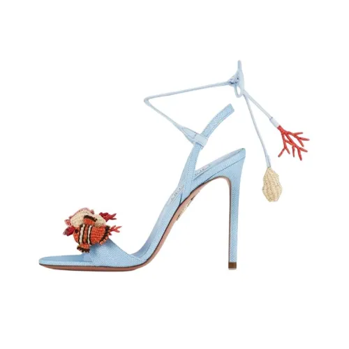 AQUAZZURA one Ремень Сандалии Синий Женские