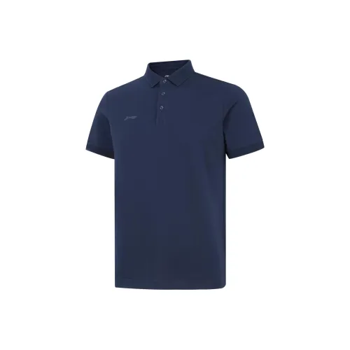 LINING Поло Мужское Темно-Корабельный Синий