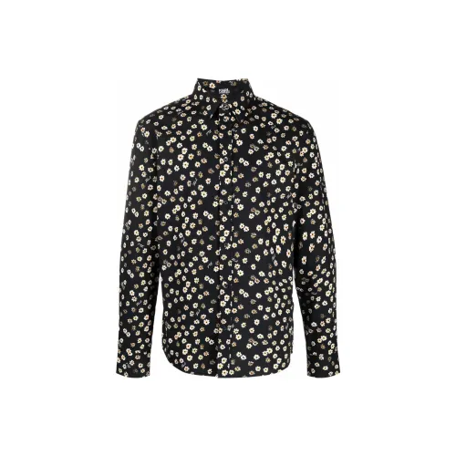 Karl Lagerfeld Рубашка Мужская Черная