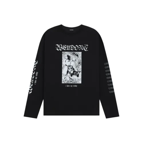 WE11DONE SS25 T-Shirt Унисекс Черный