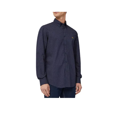 HARMONT BLAINE Рубашка Мужская Синяя