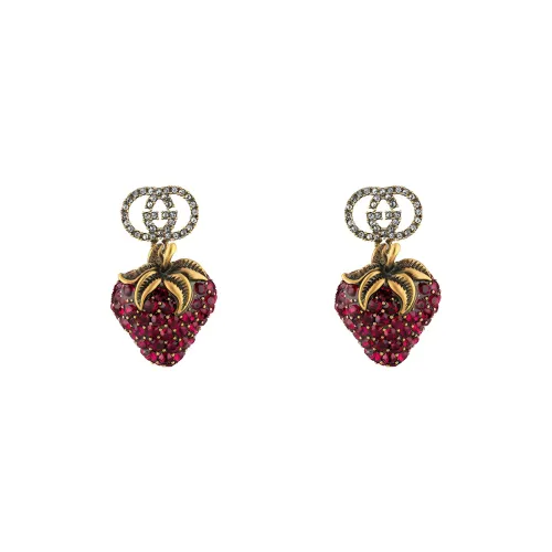 GUCCI Серьги Красные Женские