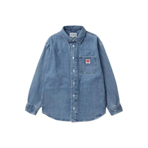 Carhartt WIP SS25 Рубашка Мужская Синяя