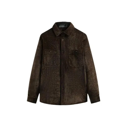 Kith Коричневые Унисекс Рубашки