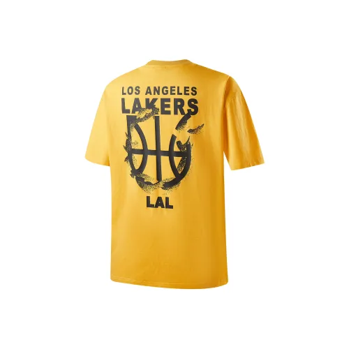 NBA Los Angeles Lakers Команда Culture Collection T-Shirt Унисекс Желтый