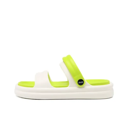 JEEP Пляжные сандалии Унисекс Белый Зеленый