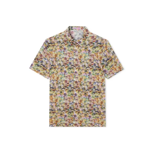 COTON DOUX Рубашка Мужская Многоцветная