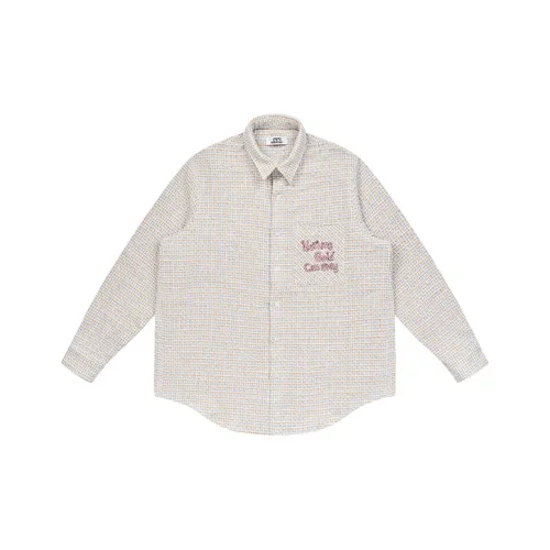 EMPTY REFERENCE Синий Унисекс Рубашки