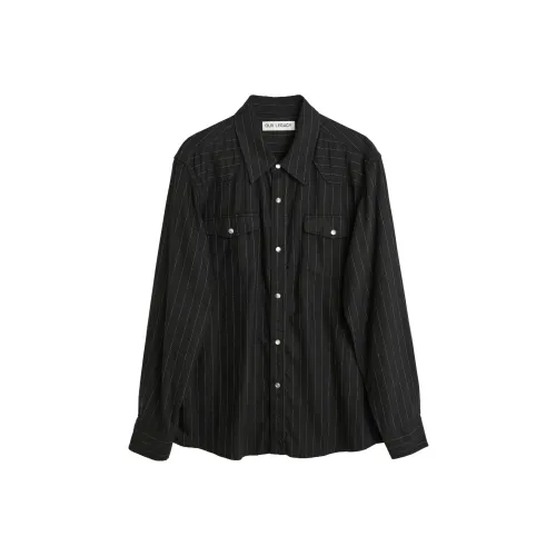 OUR LEGACY Мужские черные рубашки