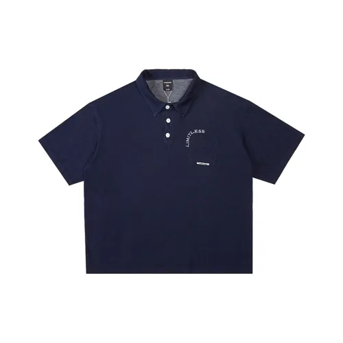 WAYNEXZAVIER Blue Men's Polo