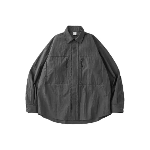 MOSEALAND Серые Мужские Рубашки