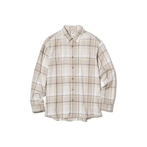 UNIQLO Бежевые Унисекс Рубашки