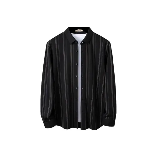 EDENBO FW23 EDENBO Рубашка Мужская Черная