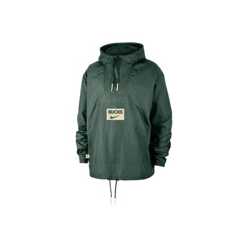 Nike x NBA Milwaukee BucksClub Куртка Мужская Fir Плоская подошва Опал Плоская подошва Опал