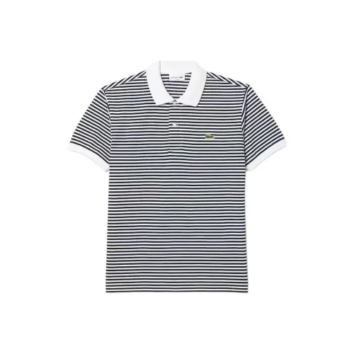 Мужская рубашка LACOSTE Collaboration в морском синем цвете