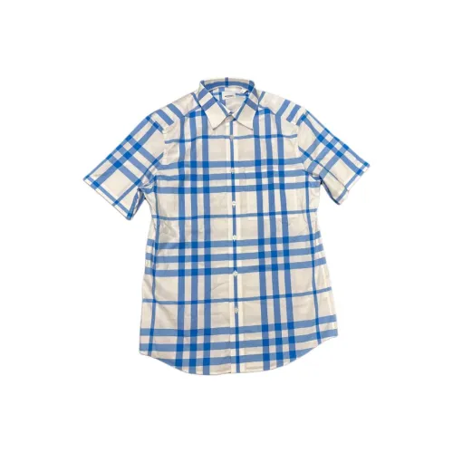 Burberry Мужские Синие Рубашки