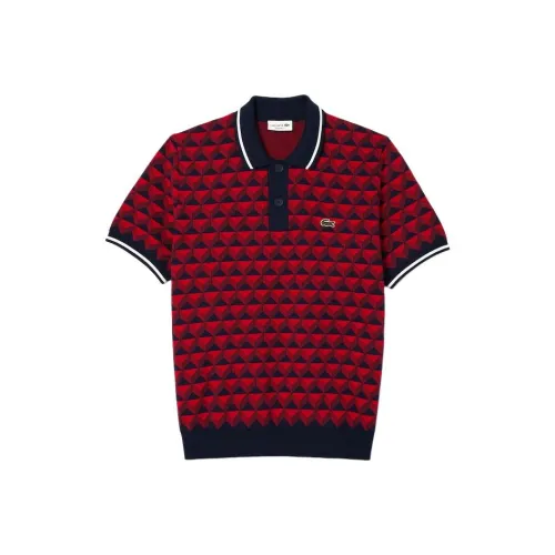 LACOSTE Collaboration Мужская Поло Красная