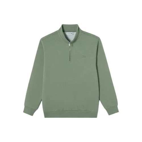 Зеленые мужские свитшоты LACOSTE Collaboration
