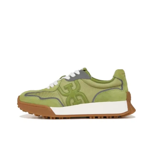 SAM EDELMAN LANGLEY Амортизация Низкий Топ Повседневная Обувь Женская Трава Зеленая