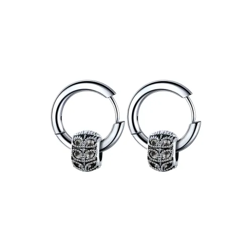 MUSTKOO Титановые стальные серьги-гвоздики унисекс