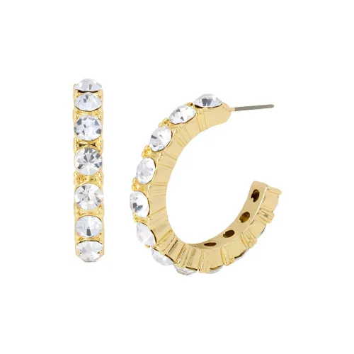 STEVE MADDEN Металл Стекло Серьги Женские Золотой