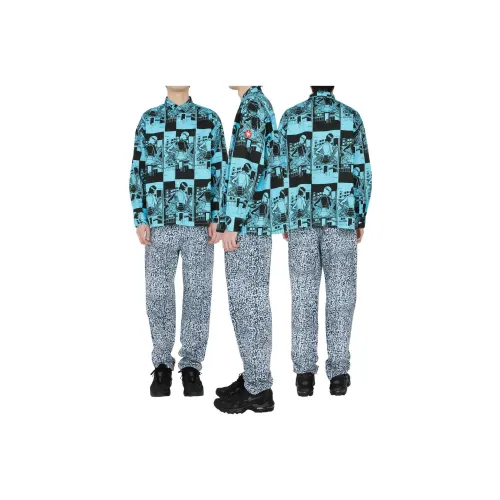 Cav Empt Мужские рубашки синего цвета