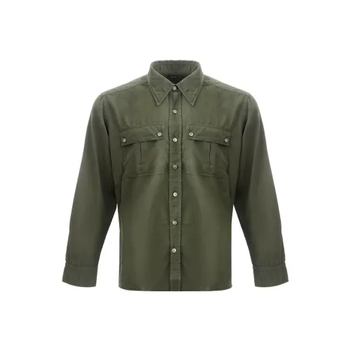 TOM FORD Зеленые Мужские Рубашки