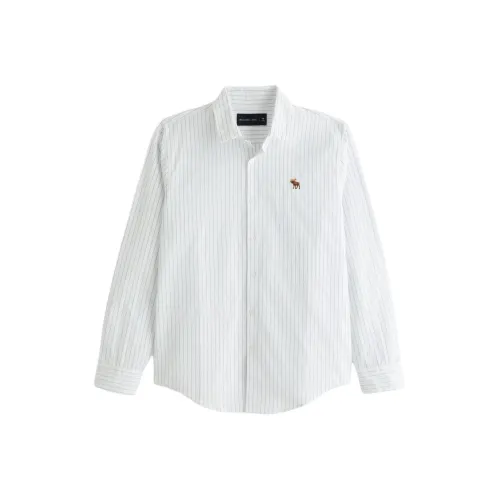 Abercrombie＆Fitch Рубашка Мужская Белая