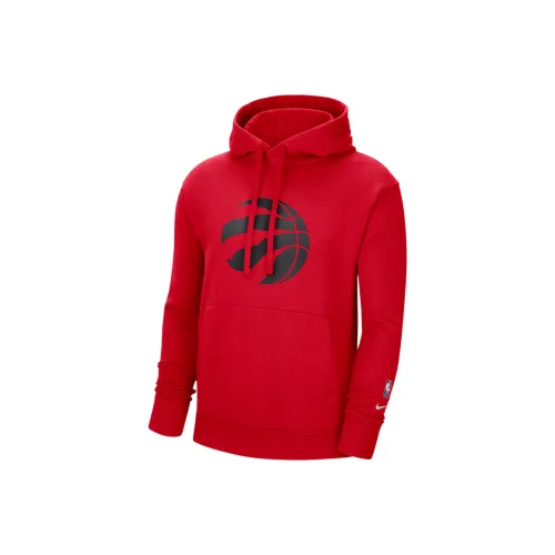 NBA x Nike Toronto Raptors Essential Логотип Толстовка Мужской Красный