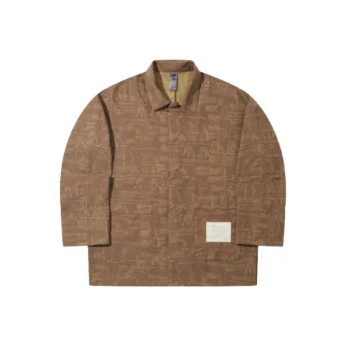 LINING Терракота Коричневый Мужские Рубашки