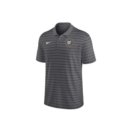 Nike x MLB Dri Fit Городской Connect Victory Polo Washington Nationals Мужской Charcoal