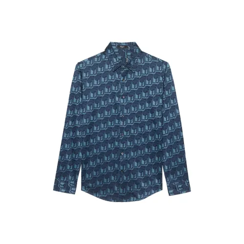 LIU·JO UOMO Темно-синие мужские рубашки