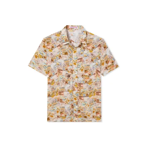 COTON DOUX Рубашка Мужская Многоцветная