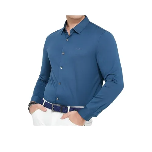 Raidy Boer Рубашка Мужская Павлин Синий