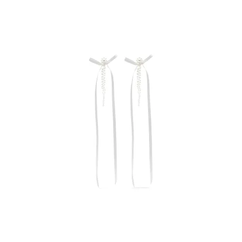 SIMONE ROCHA Стекло Серьги Женские Белые