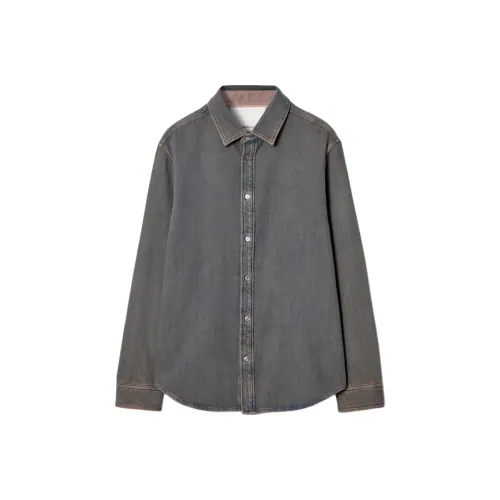 COS Рубашка Мужская Смешанный Цвет Оранжевый