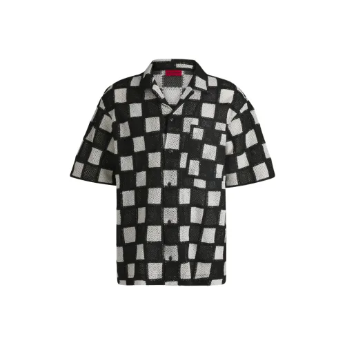 Hugo Boss Мужские Черные Рубашки