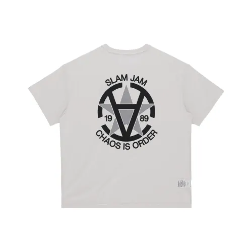 Converse x Slam Jam SS24 Стандартная T-рубашка Унисекс Белая