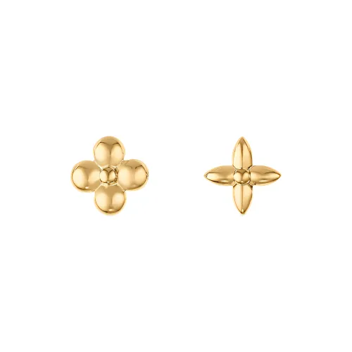 LOUIS VUITTON Металл Серьги-гвоздики Унисекс Золото