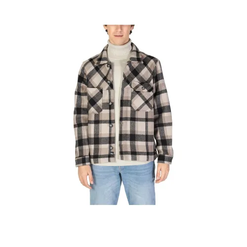 GAS Серый Мужские Рубашки